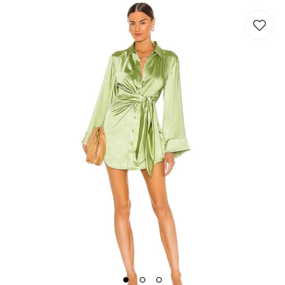 Song of Style Green Dress
